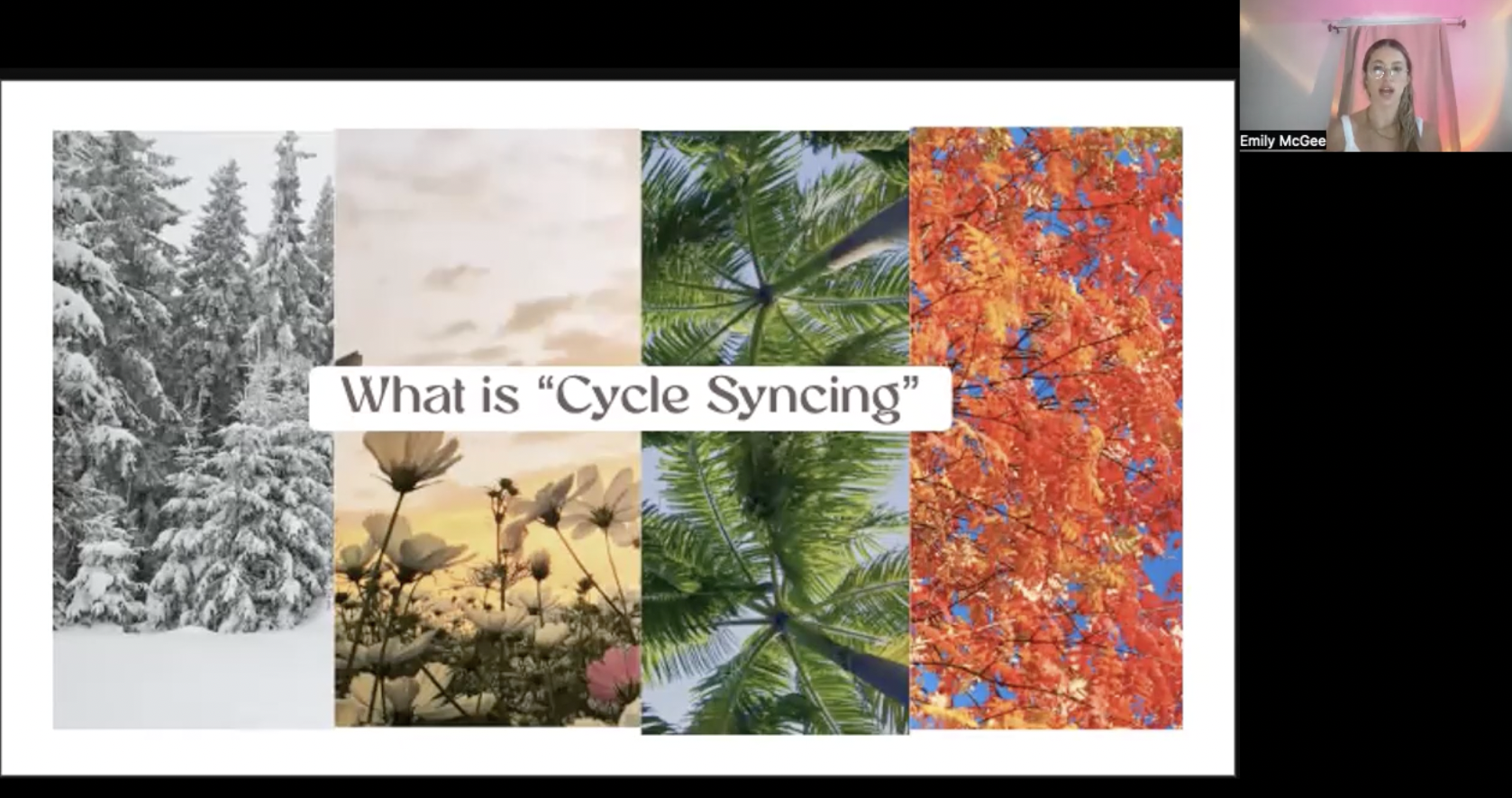 Cycle syncing